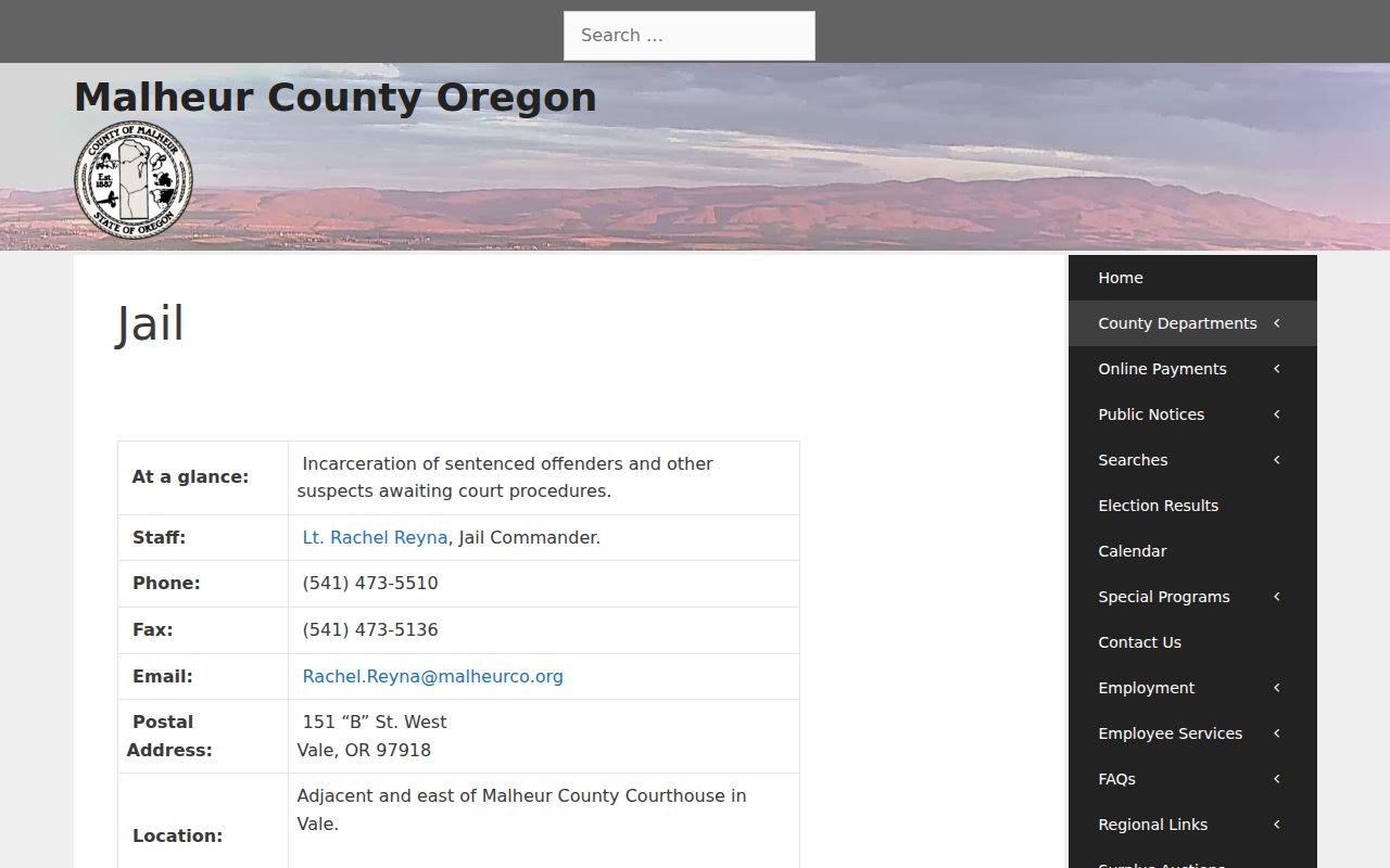 Malheur County release property and transfer rules