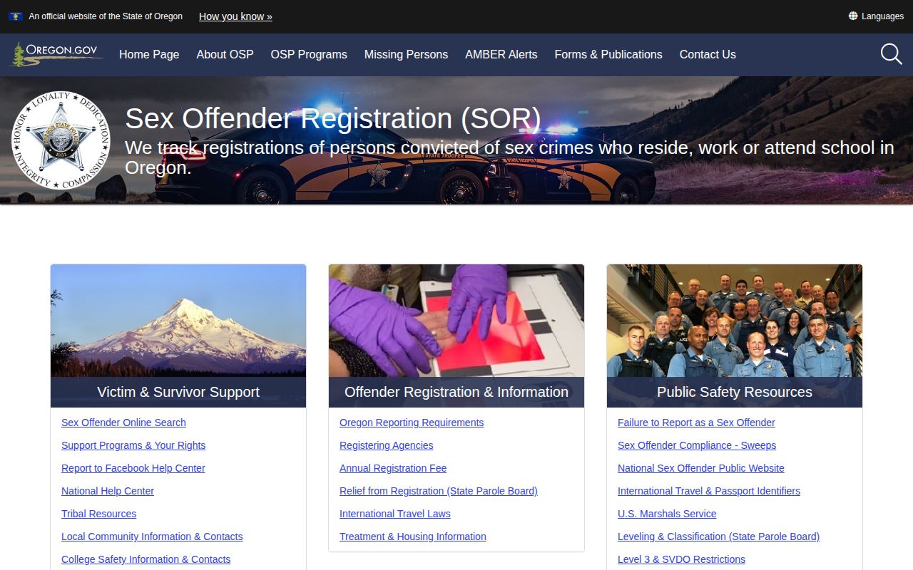 Oregon registry channel limits for Malheur County released inmate photos